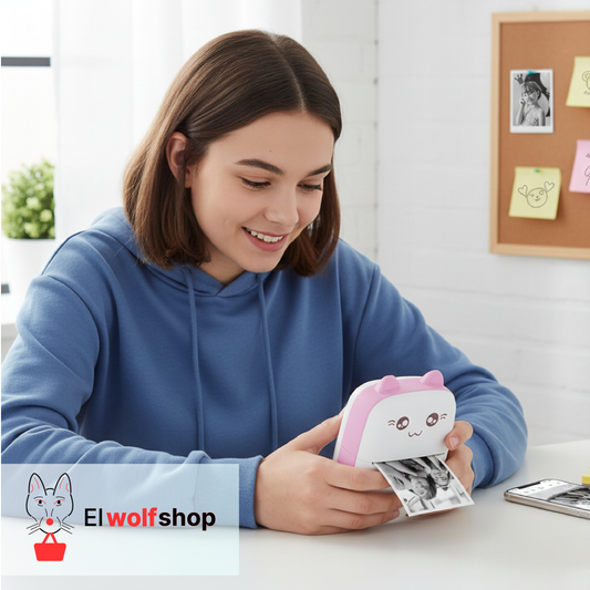 Impresora Térmica Gatito Mini Portátil W