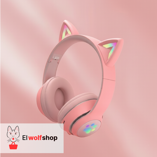 Auriculares inalámbrico de gatito