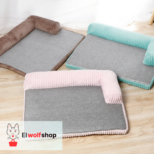 Cama Para Mascota Perros Gatos Tipo Sofá