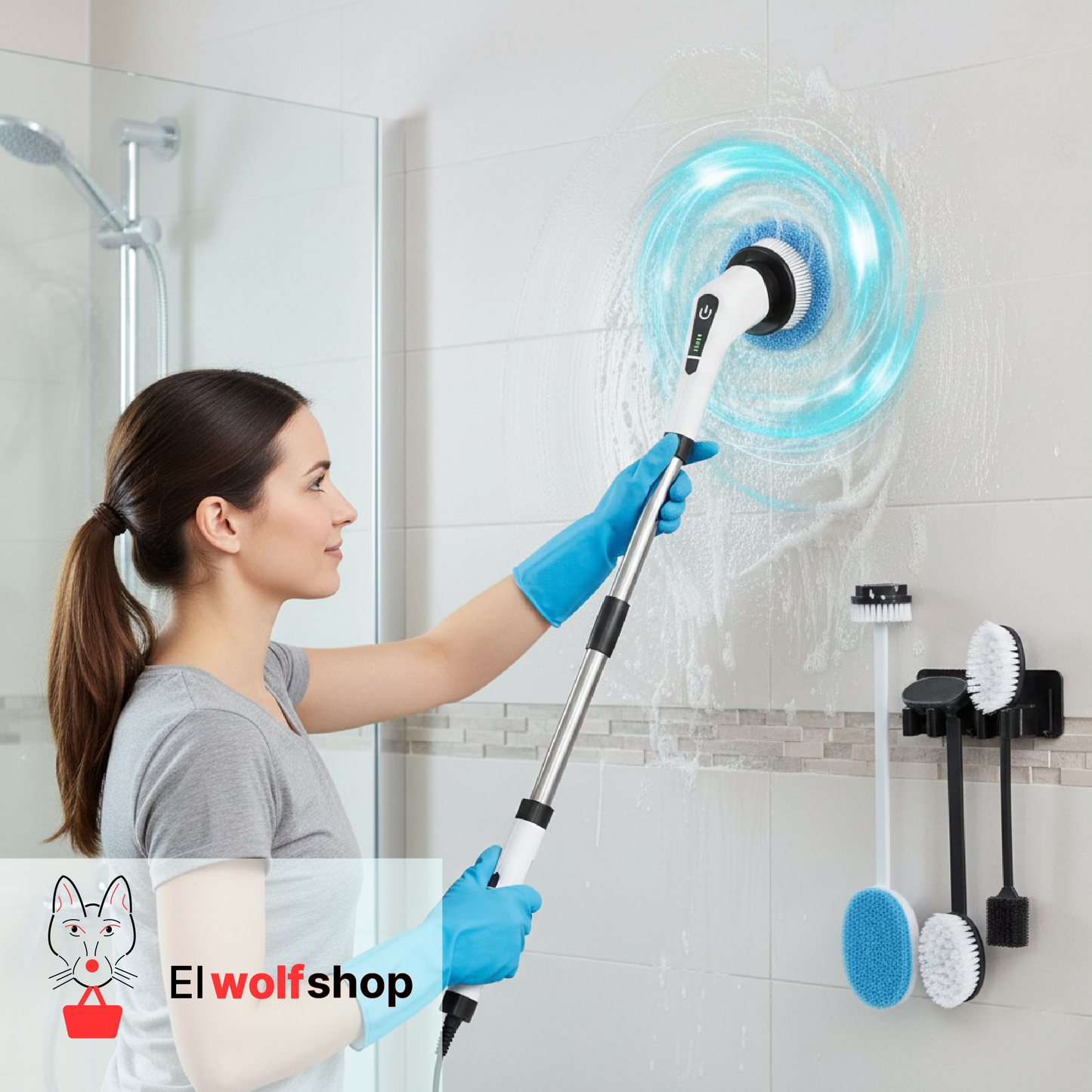 Cepillo Limpiador Inalámbrico 7 en 1