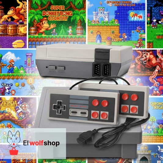CONSOLA RETRO 620 JUEGOS 2 MANDOS