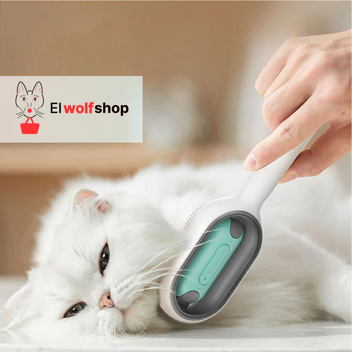 CEPILLO DE ASEO PARA GATOS Y PERROS