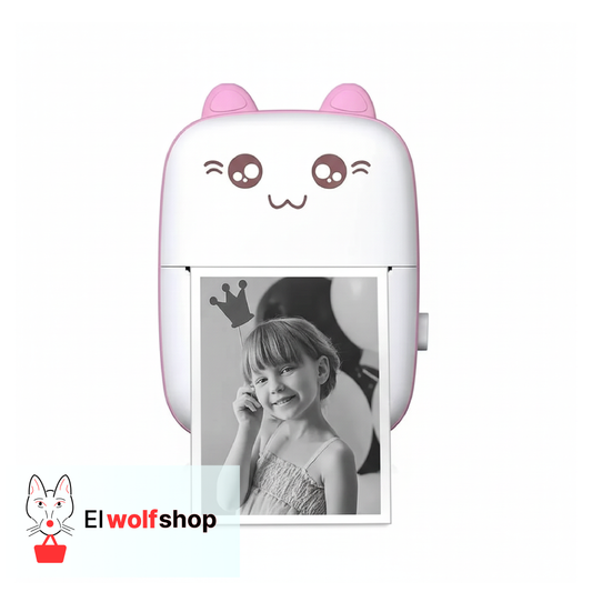 Impresora Térmica Gatito Mini Portátil W