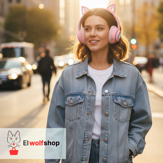 Auriculares inalámbrico de gatito