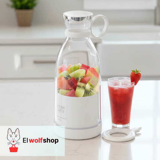 Botella Licuadora Recargable Portatil