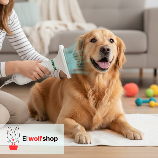 Cepillo Y Secador De Mascotas 2 En 1