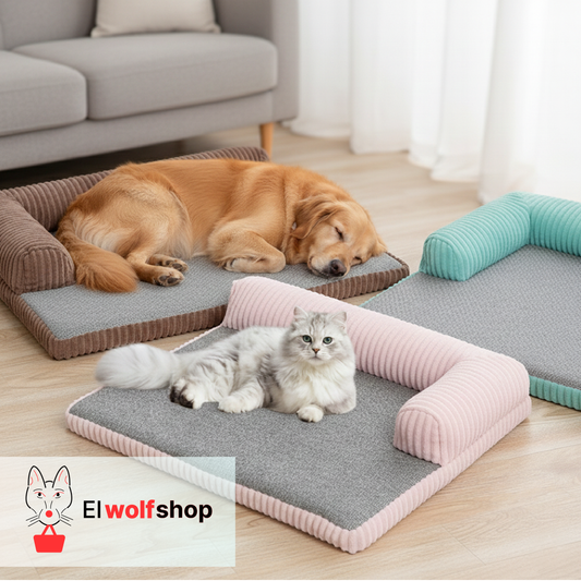 Cama Para Mascota Perros Gatos Tipo Sofá